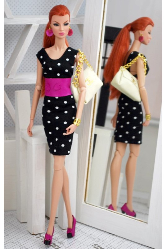 913 / Polka fashion for 12'' dolls
